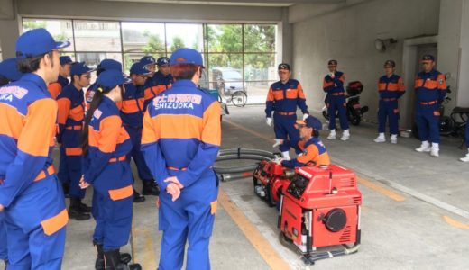 消防団員の研修会