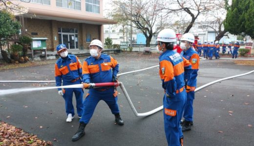 秋季火災予防週間訓練